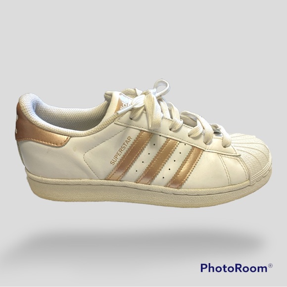 Mens 6.5 Addidas Gold and white (damaged) - Picture 2 of 4